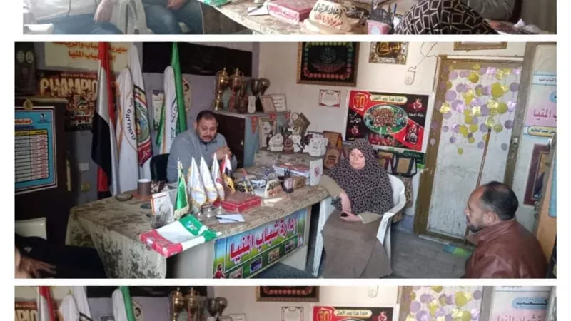 شباب المنيا تستعد لاستقبال العام الجديد بالإعداد لمعرض الخير