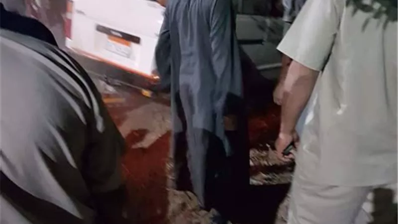 مصرع واصابة4 اشخاص فى حادث تصادم سيارتين بملوى