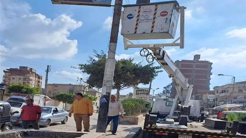 استمرار حملات النظافة ودعم منظومة الإنارة ورفع الإشغالات بمراكز