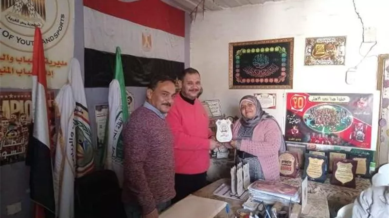 درع التميز يتألق في إدارة شباب المنيا اول ايام العام الجديد
