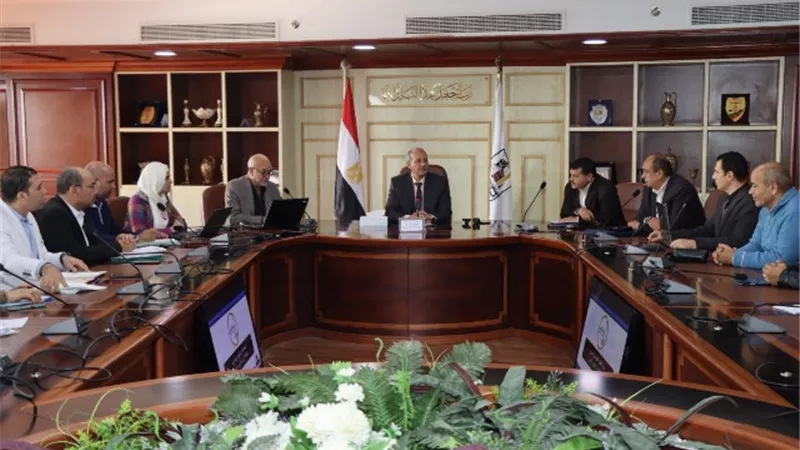تزويد محطات القطار الكهربائي بالمرافق بنطاق بنى سويف