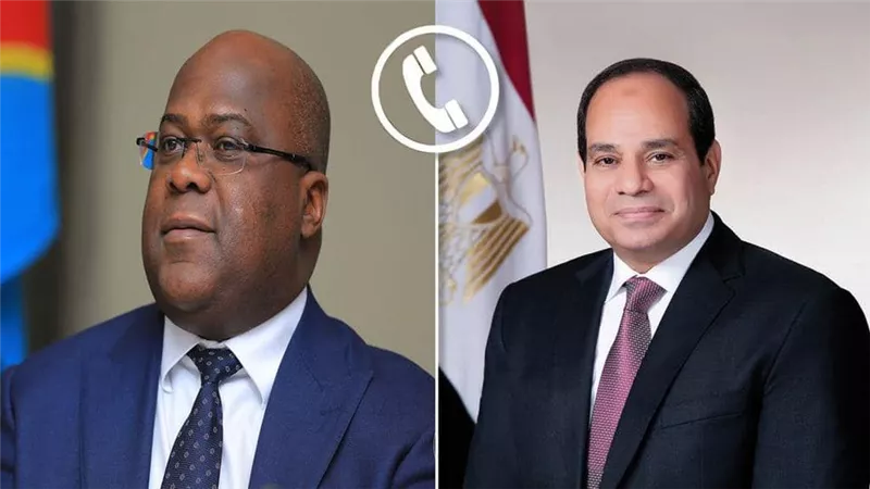 الرئيس السيسى يتلقى إتصالا هاتفيا من رئيس الكونغو