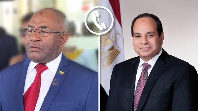 الرئيس السيسي يتلقي اتصالا هاتفيا من رئيس جزر القُمر