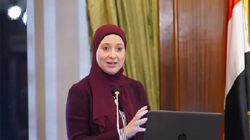 منى عصام تستعرض تقريرًا حول التنمية المستدامة بالتخطيط