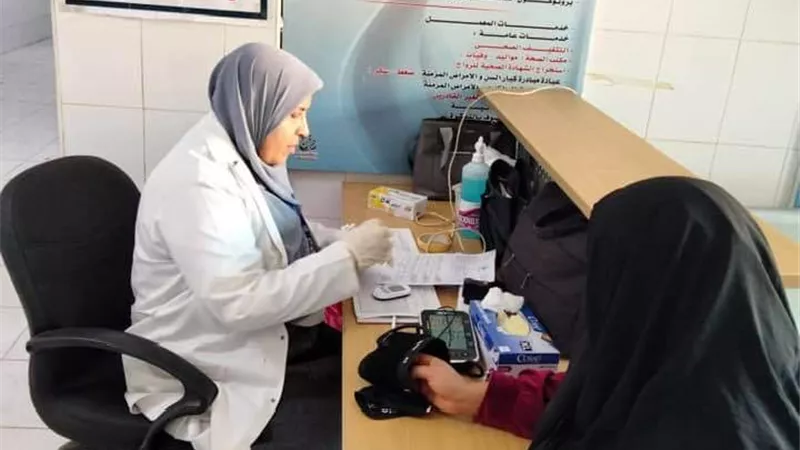 صحة كفر الشيخ: تنظيم قافلة طبية مجانية إلى قرية شباس عمير بقلين