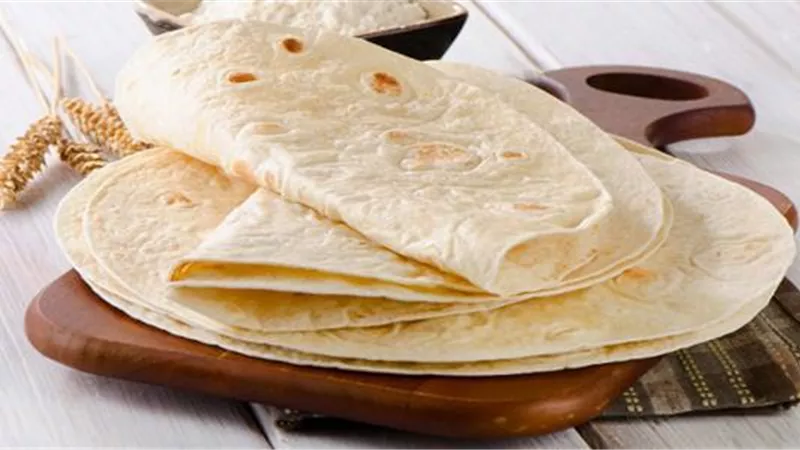 خبز التورتيلا فى المنزل