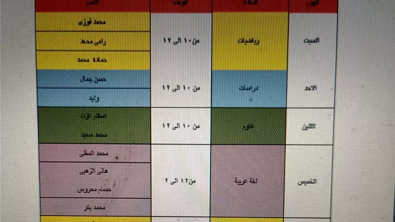 غدا.. تدشين مبادرة المراجعات النهائية للشهادة الإعدادية بمطروح