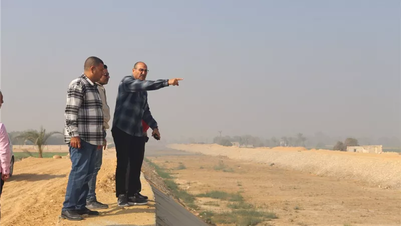 سكرتير بنى سويف يتفقد جاهزية مخر سيل