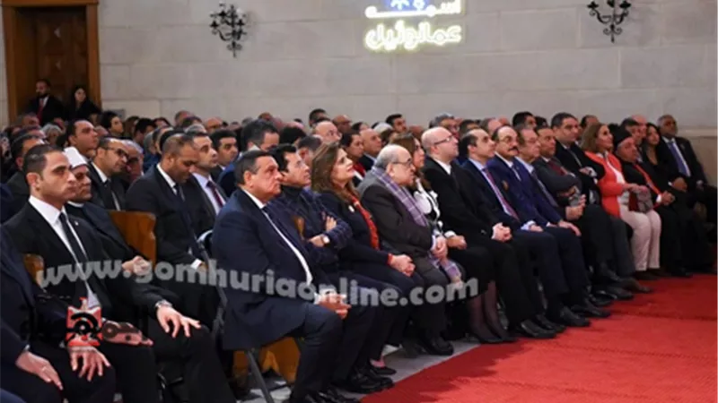 وزير التنمية المحلية يشهد احتفال الكنيسة الإنجيلية بعيد الميلاد
