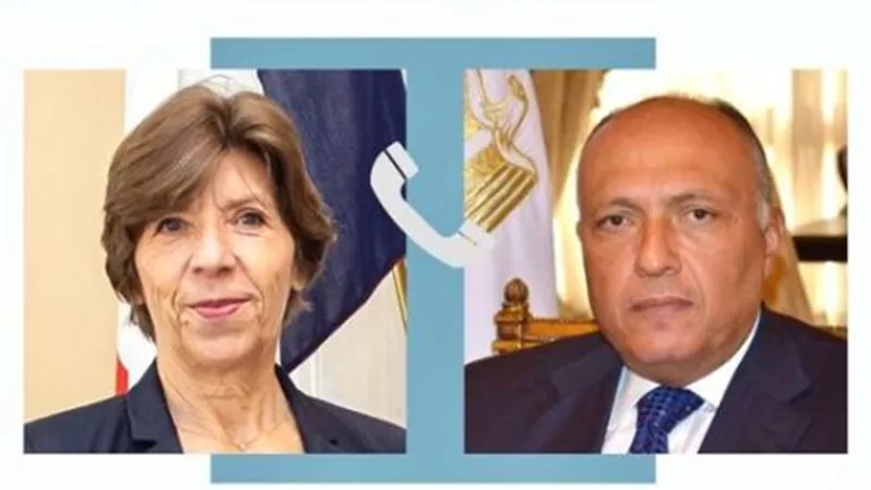 وزير الخارجية يتلقى اتصالا هاتفيا من نظيرته الفرنسية لبحث آخر تطورات الوضع في غزة