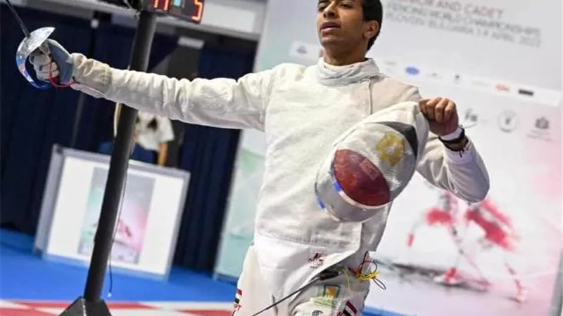 أحمد هشام يحصد برونزية كأس العالم لسلاح السيف بالمجر