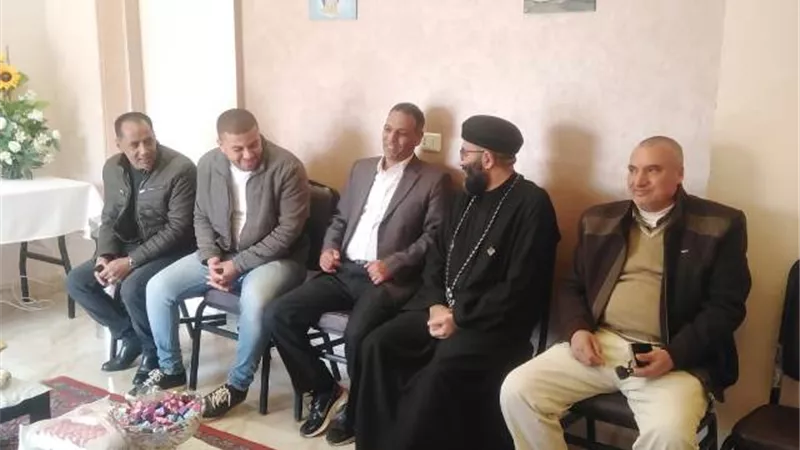 قيادات جهاز حدائق العاصمة تقدم التهنئة للمسيحيين بعيد الميلاد صور