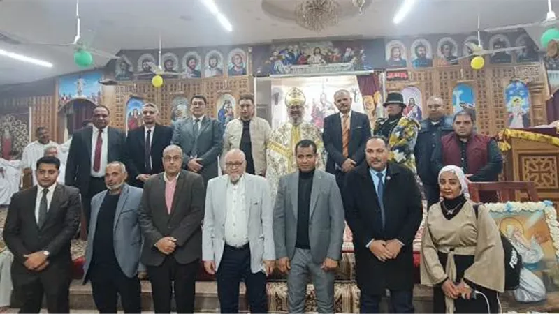 مستقبل وطن مدينة بدر يهنئ الأخوة المسيحيين بعيد الميلاد.. بالصور