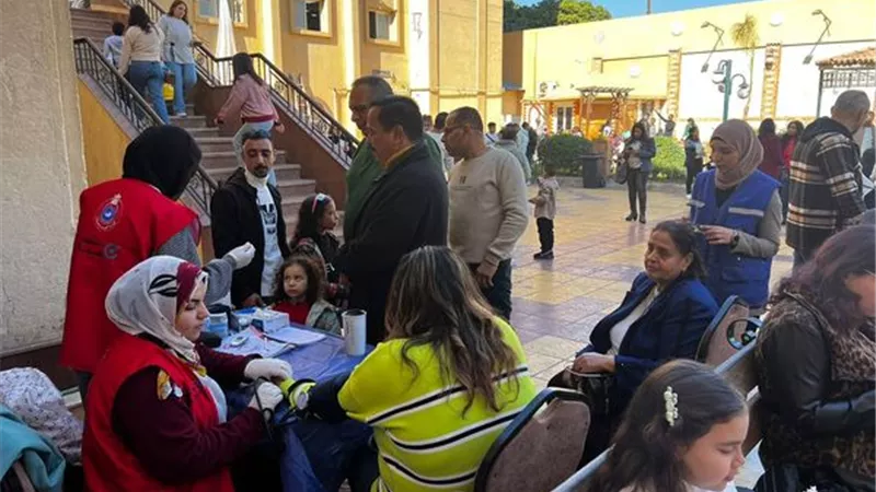 صحة الإسماعيلية تواصل تأمين احتفالات عيد الميلاد المجيد..صور