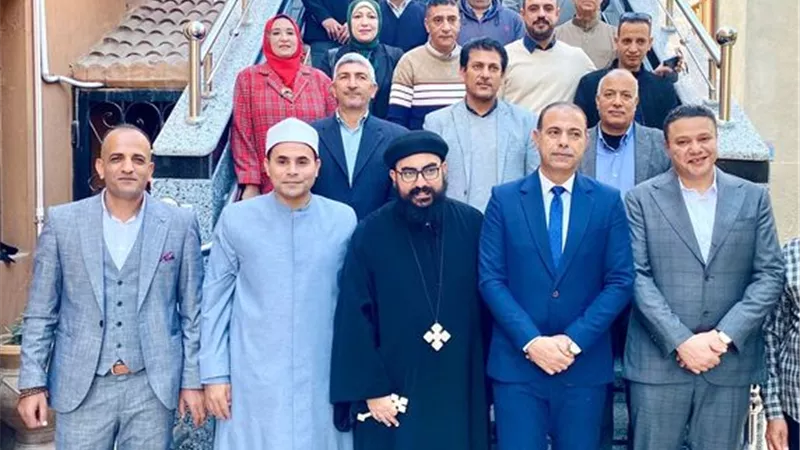 مستقبل وطن الإسماعيلية يزور الكنائس للتهنئة بعيد الميلاد المجيد