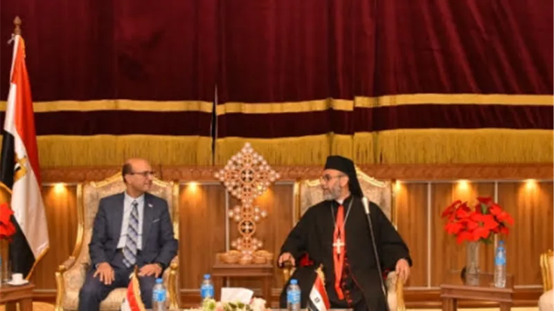 رئيس جامعة أسيوط يزور عدداً من الكنائس