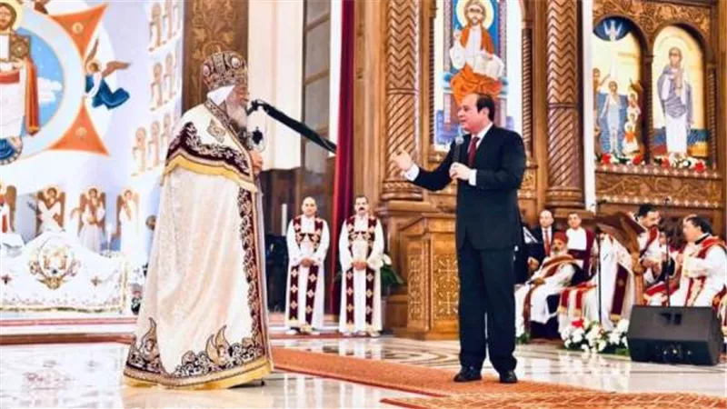 البابا تواضروس: تهنئة الرئيس يوم العيد محفوفة بالمشاعر الكبيرة ووجوده يملأ قلوبنا فرحة