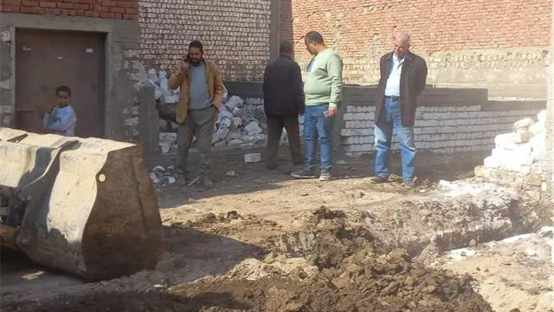 منع التعدى على الاراضي الزراعية بمركز بنى مزار