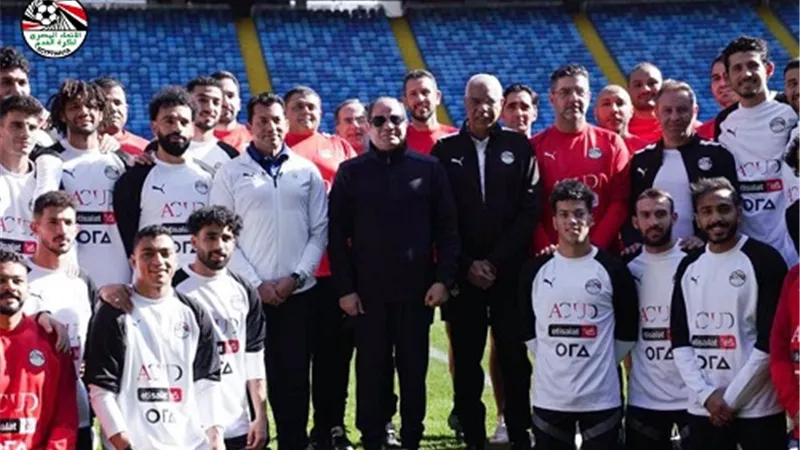 محمد غرابة: زيارة الرئيس السيسي أكبر دعم للمنتخب قبل أمم إفريقيا