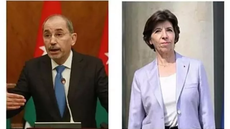 الأردن وفرنسا يُؤكدان رفضهما تهجير الفلسطينيين داخل وطنهم وخارجه