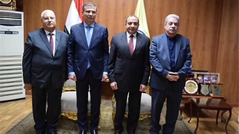 تعاون بين جامعة بنى سويف والبنك الزراعي المصرى
