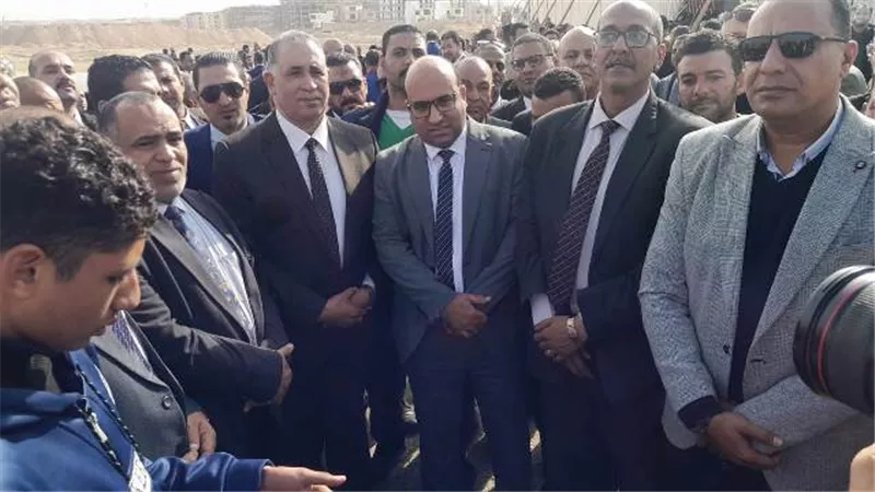 رئيس جهاز سوهاج الجديدة والفقى يضعان حجر أساس نادى نقابة المحامين