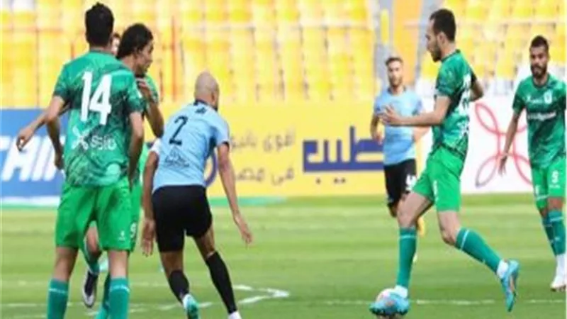 كأس الرابطة.. المصري يتقدم علي المقاولون بهدف في الشوط الأول