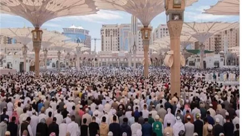 المسجد النبوي يستقبل أكثر من 5 ملايين مصلٍ خلال الأسبوع الماضي