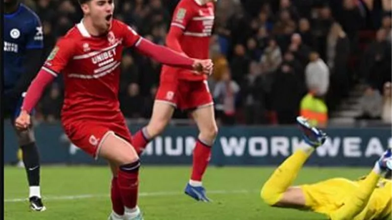 لأول مرة.. ميدلزبره يفوز على تشيلسي في كاس الرابطة