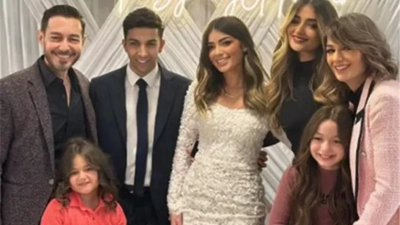 10 سنوات فرق العمر بين هشام جمال ولـ ليلى زاهر