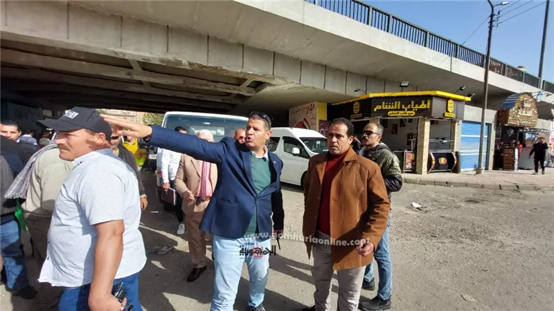 سرور: حملة مكثفة لرفع الإشغالات أسفل الكوبري العلوي بمدينة قويسنا