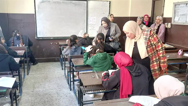 هدوء بلجان امتحانات الفصل الدراسي الأول لطلاب النقل بالقاهرة