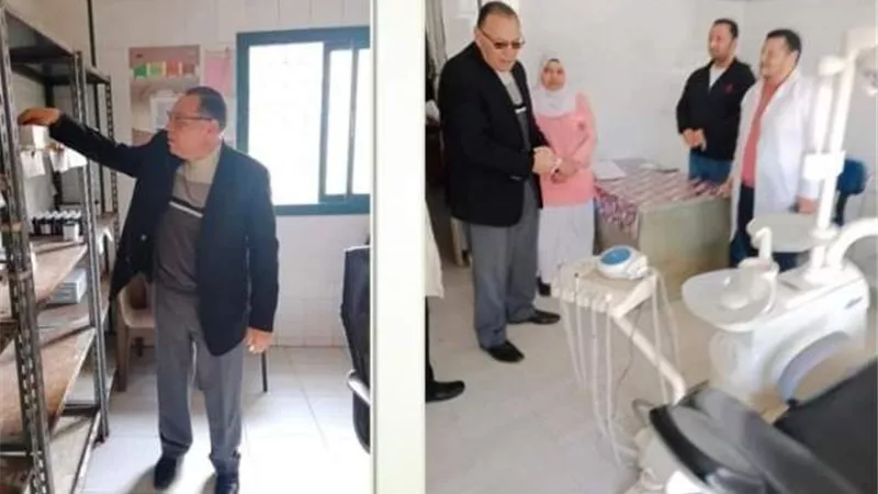 محافظ الشرقية يُفاجئ العاملين بالمنشأت الخدميةوالصحيةبانشاص الرمل