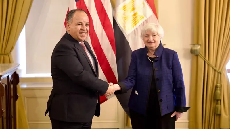 وزيرة الخزانة الأمريكية تؤكد الدعم القوي لمصر