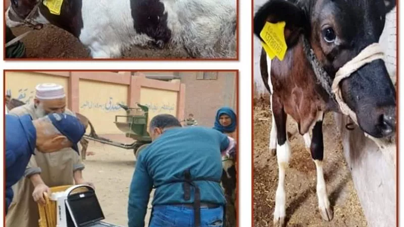 بيطري الشرقية: المسح التناسلي والتلقيح الاصطناعى ل ٥٧٣٣ رأس ماشية