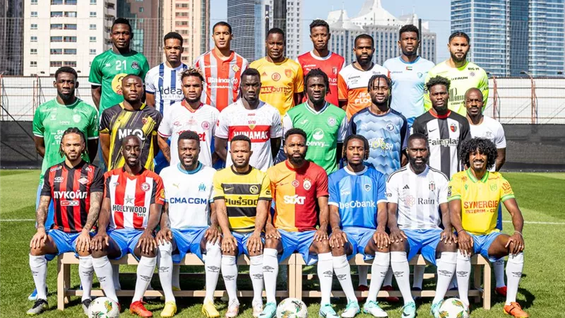 ماييلى يرتدى قميص بيراميدز بالصورة الرسمية للكونغو بأمم افريقيا
