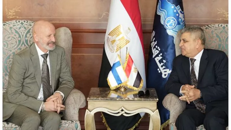 ربيع و السفير الفنلندني يبحثان التعاون في التدريب والتكنولوجيا