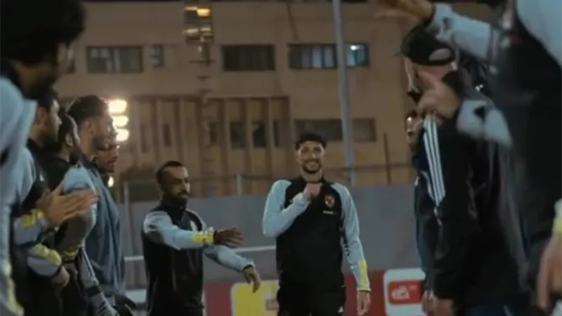 أول ظهور لـ وسام أبو على فى تدريبات الأهلي.. شاهد