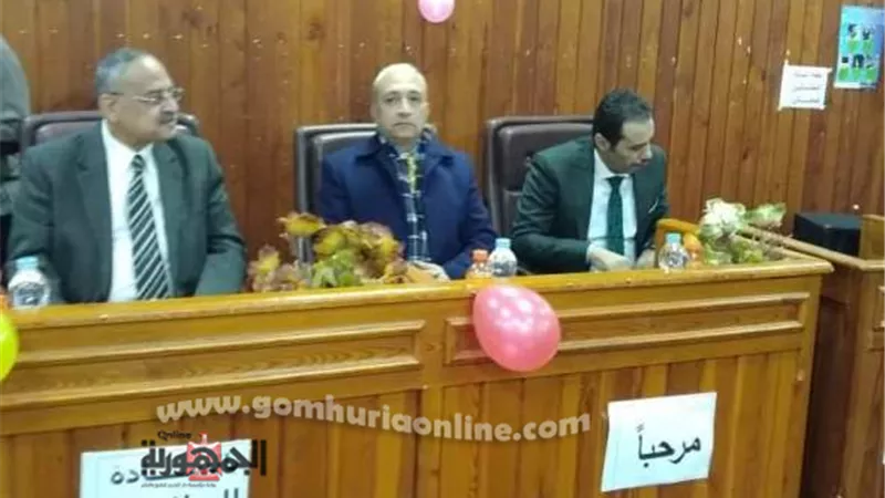 يوم الوفاء بمستشفيات جامعة المنيا السبع لتكريم المحالين للمعاش