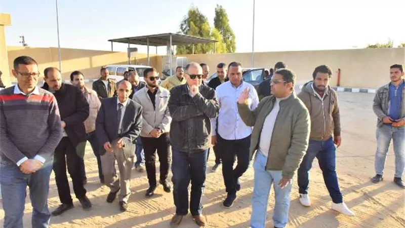 محافظ أسيوط يتفقد أعمال إنشاء المجزر الآلي للماشية بعرب مطير