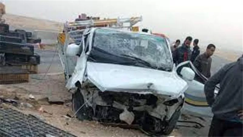 إصابة 3 فى اصطدام سيارة ربع نقل بالرصيف فى الفيوم