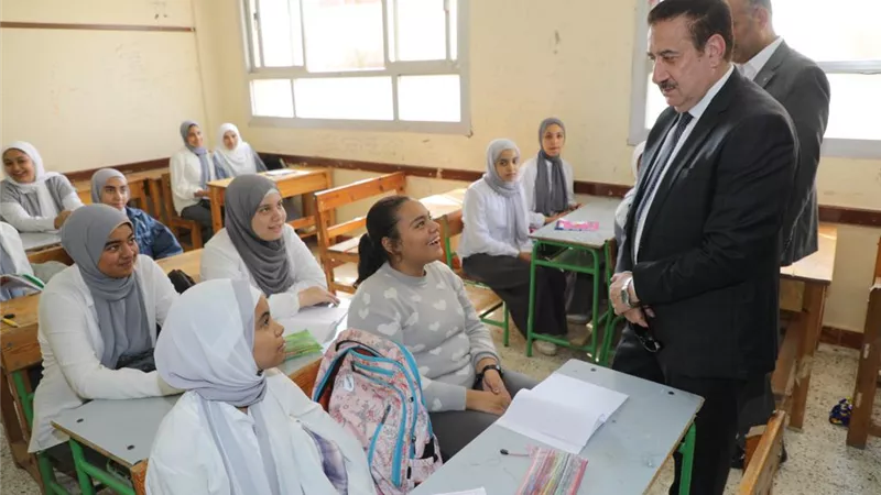 المحافظ : 401 لجنة تستقبل 82 ألف طالب وطالبة بإمتحانات الاعدادية