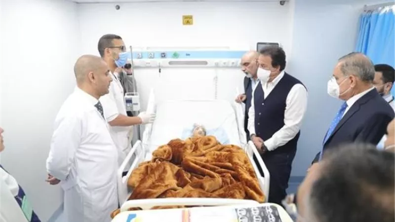 وزير الصحة يتفقد مستشفى العبور للتأمين الصحي بكفر الشيخ