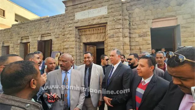نقيب المحامين يفتتح أعمال تطوير مبني نقابة محامين كوم امبو