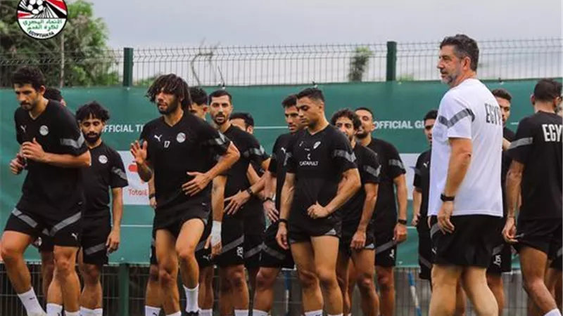 منتخب مصر يختتم استعداداته لمواجهة موزمبيق بأمم إفريقيا.. صور