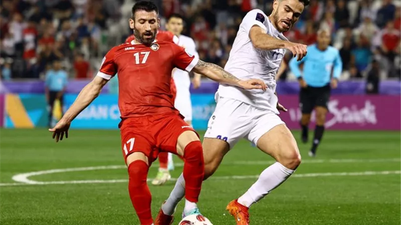التعادل السلبي يحسم نتيجة مباراة سوريا وأوزبكستان بكأس آسيا