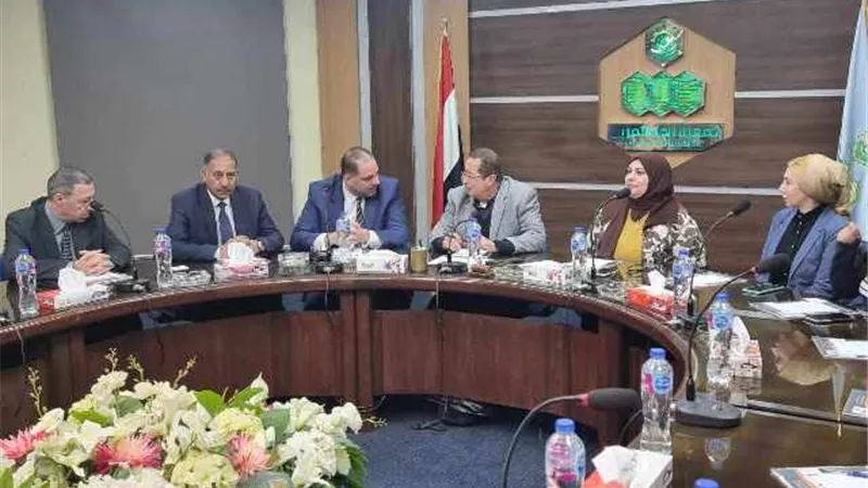 جمعية مستثمرى العاشر تستقبل وفد اردنى للتجارة والاستثمار