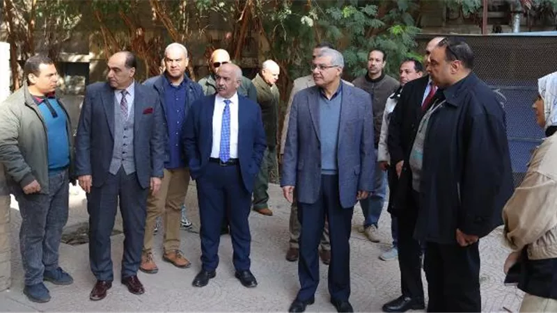 رئيس جامعة الزقازيق يتفقد المدينة الجامعية والتربية النوعية