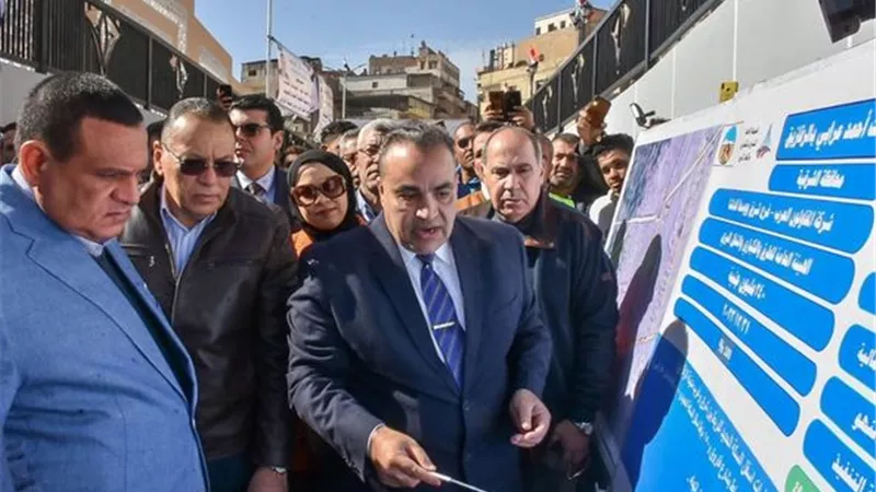افتتاح مشروع إنشاء نفق عرابي وأعمال تطوير وتجميل الميدان بالزقازيق