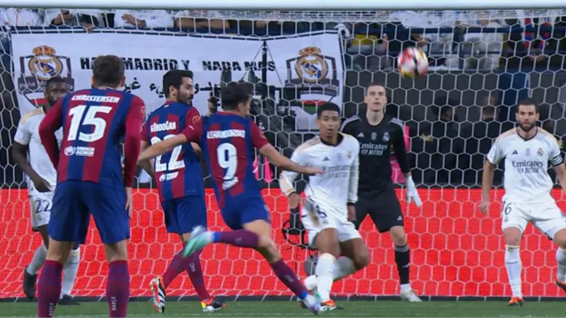 شاهد.. أهداف مباراة ريال مدريد وبرشلونة فى نهائى كأس السوبر الإسبانى